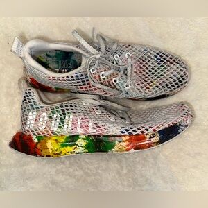 NOBULL COLORFUL WHITE MESH SNEAKERS